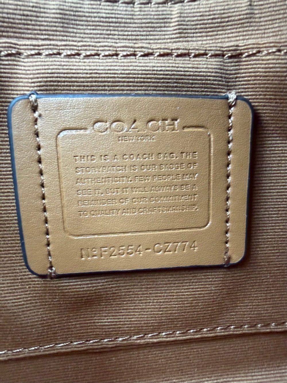 Coach White Cherry Print Shoulder Bag - Picture 8 of 8